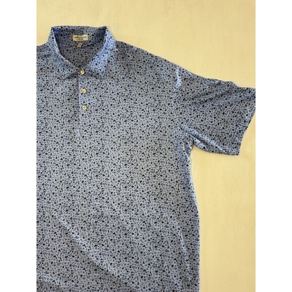 Peter Millar Summer Comfort Men’s XL Golf Polo Animal House Delta Tau Chi AOP - Picture 1 of 8